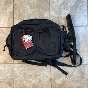 Topo Designs Black Messenger Bag